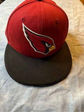 Arizona Cardinals Red and Black Snapback Hat youth hat.